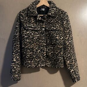 H&M Leopard Print Jacket
